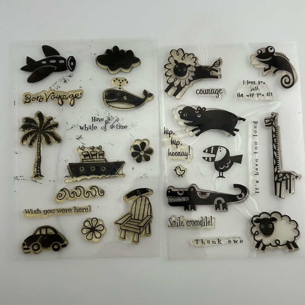 Cling acrylic Stamp Sets